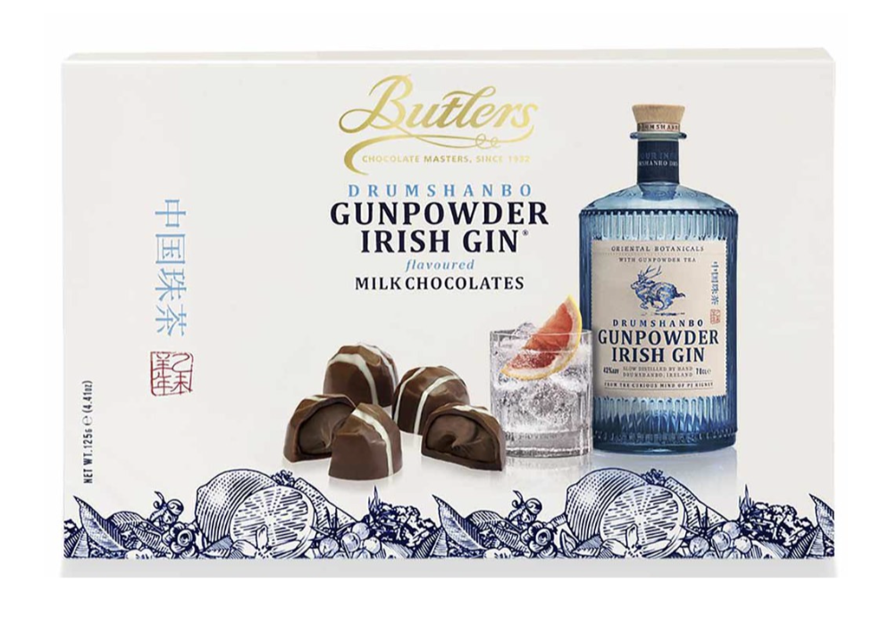 Трюфелі шок BUTLERS Drumshanbo Gunpowder Irish Gin 125г